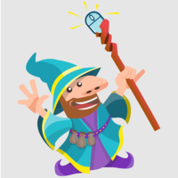 Computer Wizard Logo